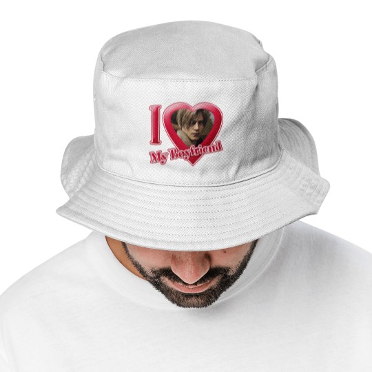 Discover I Love My Boyfriend Leon Kennedy Bucket Hats