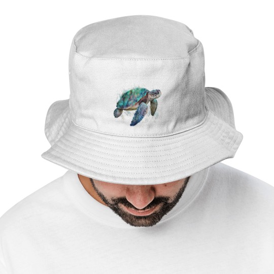 Discover playa del carmen mexico sea turtle playa souvenir t Bucket Hats