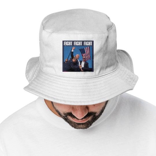 Discover Trump Fight Fight Fight - Trump Fight - Bucket Hats