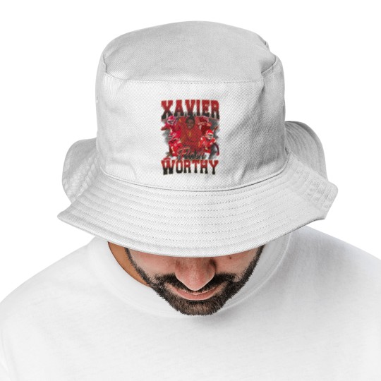 Discover Xavier Worthy Flash Vintage Style Y2K Football Bucket Hats Bucket Hats