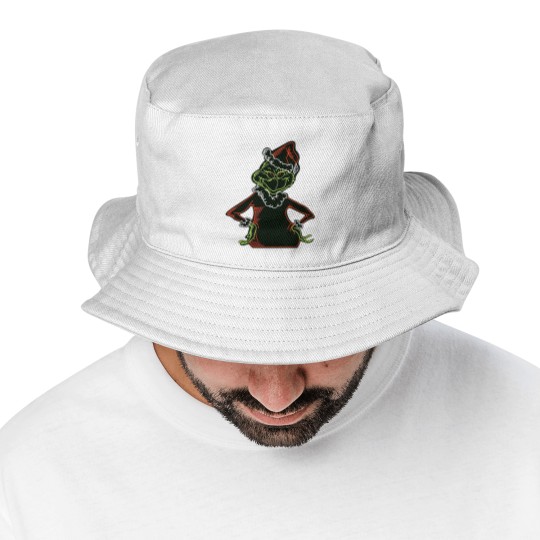 Discover Neon funny character - funny character Stole Christmas - Bucket Hats