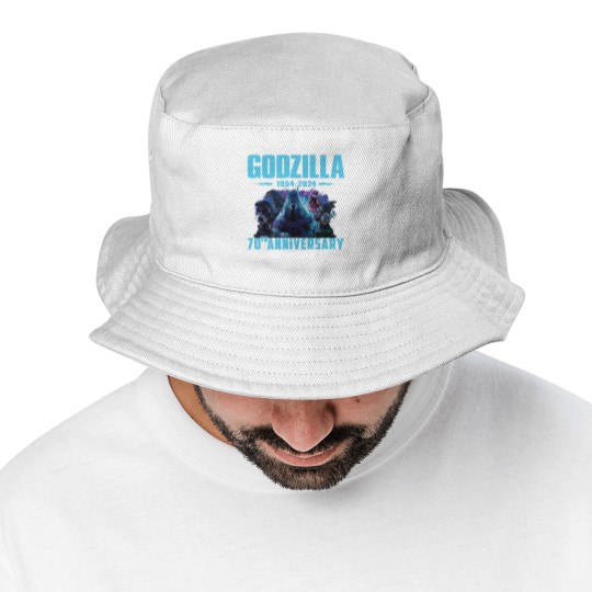 Discover God zilla 1954-2024 70th Anniversary Thank You Bucket Hats, God zilla Bucket Hats