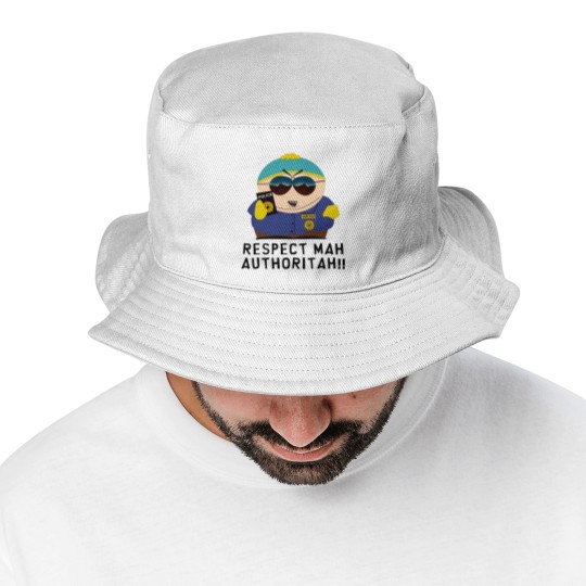 Discover RESPECT MAH AUTHORITAH! Temporary design Bucket Hats