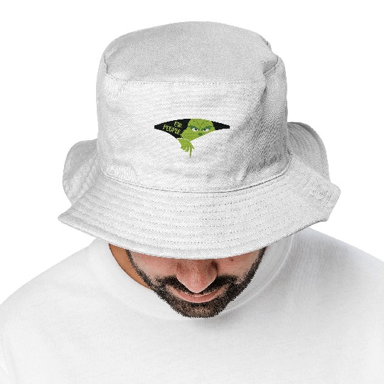 Discover Ew People Bucket Hats, funny character Smiling Face Bucket Hats, Christmas Bucket Hats Gift For Family Xmas, Christmas funny character Bucket Hats, funny character Bucket Hats