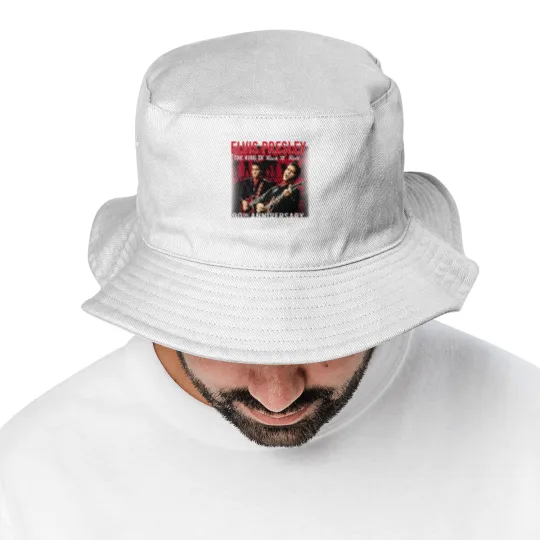 Discover Elvis Presley Bucket Hats, Elvis 90th Anniversary Bucket Hats, The King Of Rock Bucket Hats