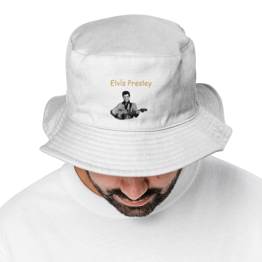 Discover Elvis Presley Bucket Hats, Yes I Am Old But I Saw Elvis Presley On Stage Bucket Hats, King Of Music Bucket Hats