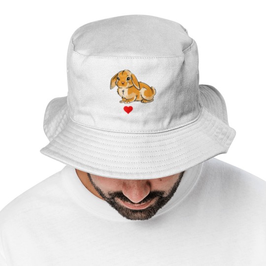Discover I love my holland lop Bucket Hats Bucket Hats