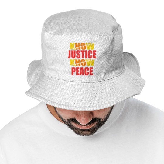 Discover "Social Justice No Justice No Peace" Bucket Hats design Bucket Hats