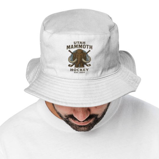 Discover Utah Mammoth Hockey Bucket Hats, Utah Mammoth Bucket Hats, Unisex Sports Bucket Hats
