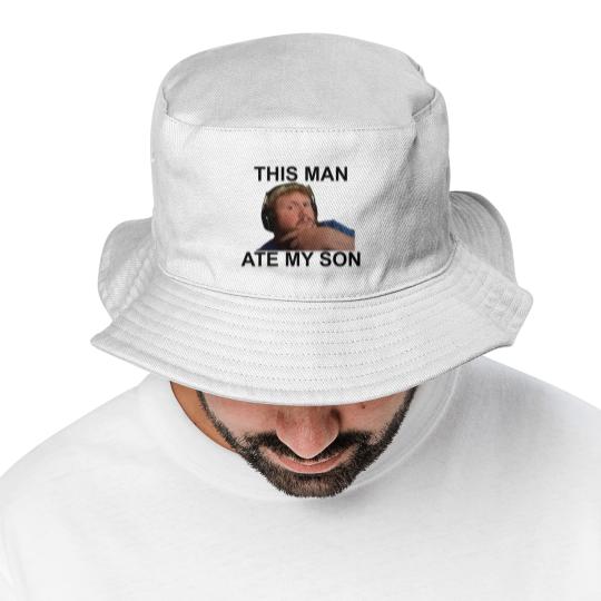 Discover Caseoh This man ate my son funny meme Bucket Hats