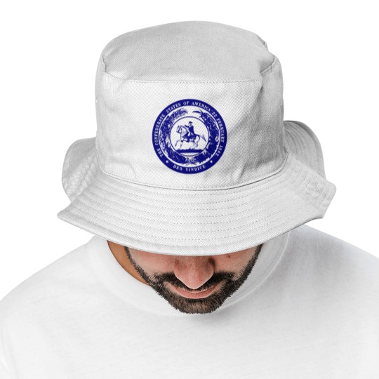 Discover csa blue seal Bucket Hats