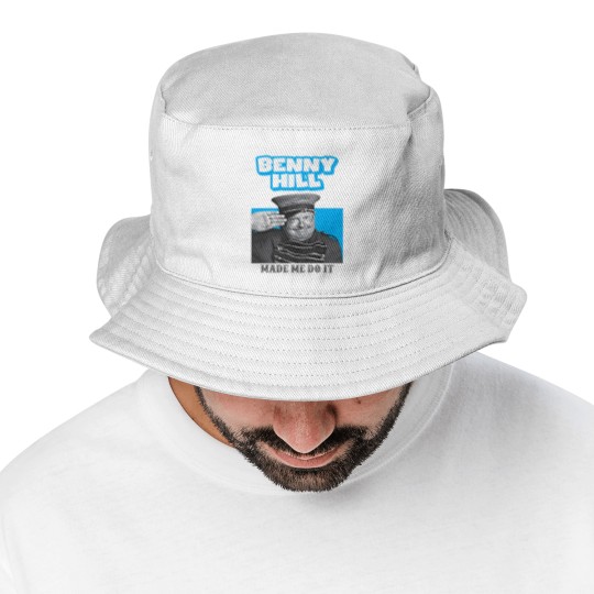 Discover Benny Hill Made Me Do It Bucket Hats