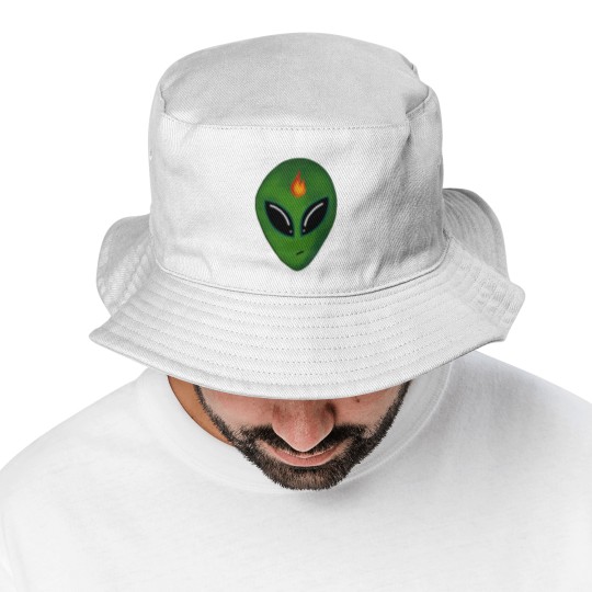 Discover Inciteful Alien Head Bucket Hats