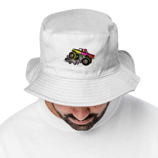 Discover Monster Truck Bucket Hats