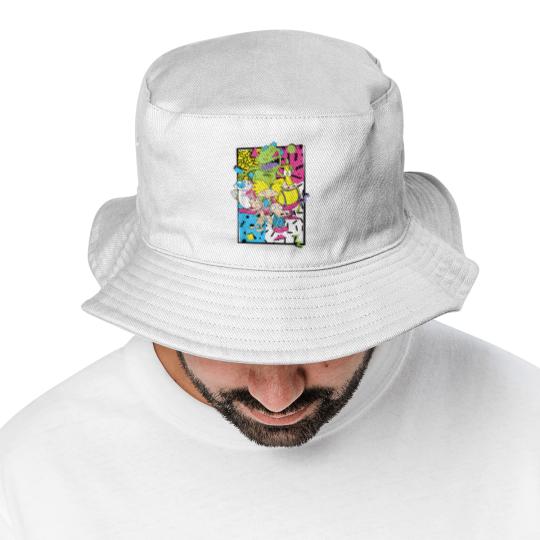 Discover Old School Cartoons 90's Bucket Hats