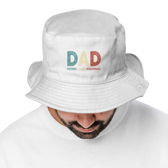 Discover Dad Defends Aganist Douchebags Bucket Hats