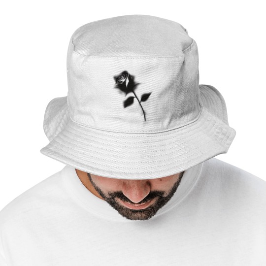 Discover Gothic Black Rose Bucket Hats