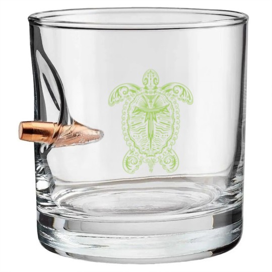 Discover Turtle & Turtles Tortoise Art Gift & Present Bullet Whiskey Glasses