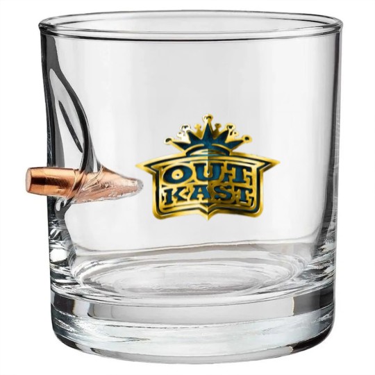 Discover Outkast Bullet Whiskey Glasses - Gold Logo