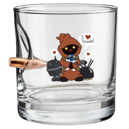 Discover Jawas Love Droids Bullet Whiskey Glasses