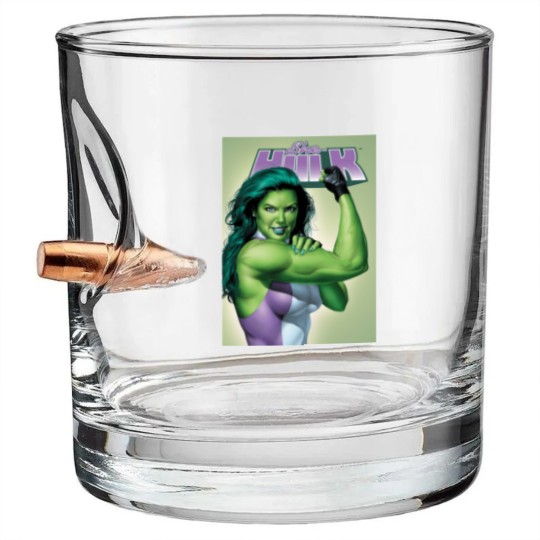 Discover She Hulk Classic Classic Bullet Whiskey Glasses