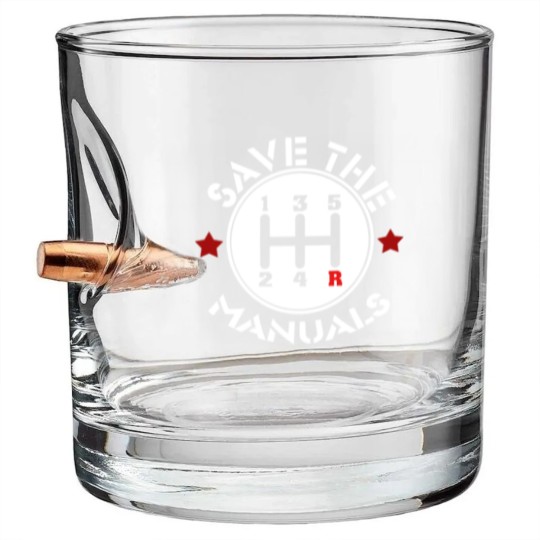 Discover Save The Manuals Bullet Whiskey Glasses