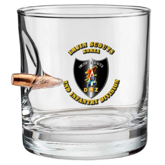 Discover Imjin Scouts - 2nd ID - Scout - Bullet Whiskey Glasses