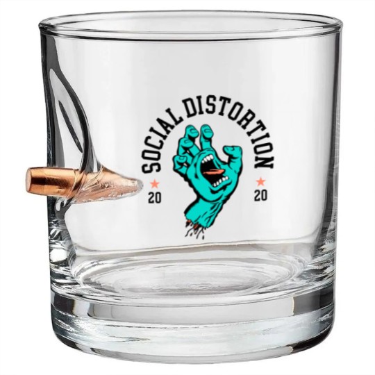 Discover social society distortion Bullet Whiskey Glasses
