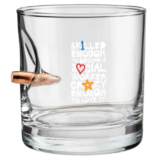 Discover Skilled Social Worker Bullet Whiskey Glasses