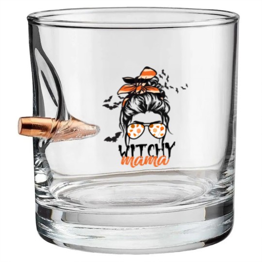 Discover Womens Halloween Candy Witchy Mama Bullet Whiskey Glasses
