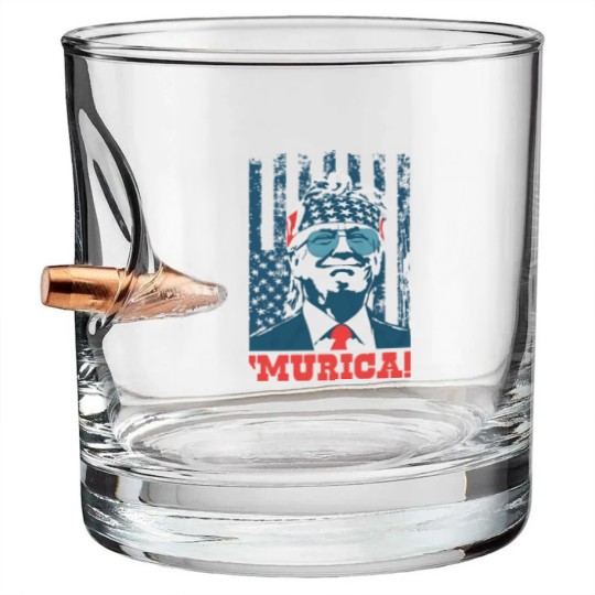 Discover Donald Trump Bullet Whiskey Glasses Murica 4th of July Patriotic American Party USA Bullet Whiskey Glasses