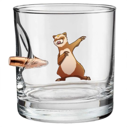 Discover Ferret Gift For Kids Men Women Dabbing Dance Hip-hop Bullet Whiskey Glasses