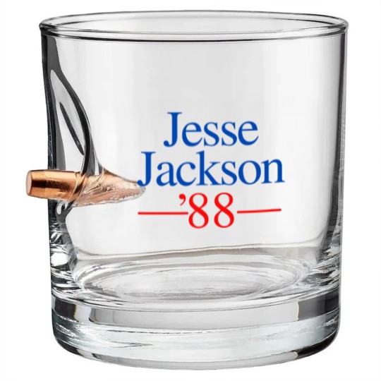 Discover Jesse Jackson 88 Presidential Campaign Bullet Whiskey Glasses