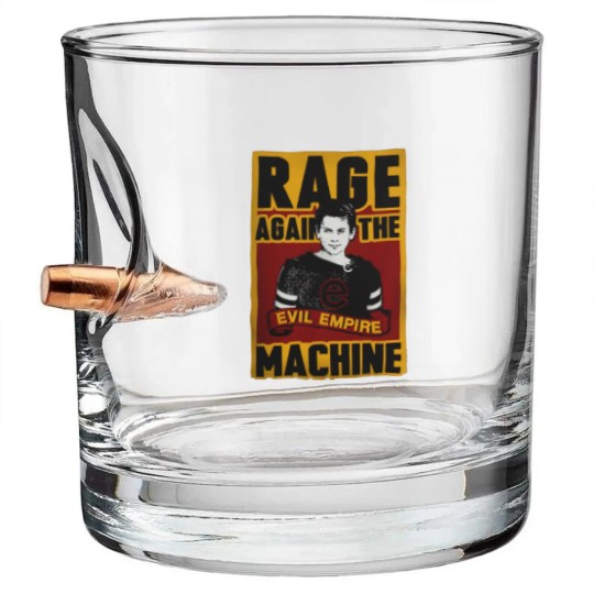 Discover Hot Topic Rage Against Evil Empire Poster Bullet Whiskey Glasses