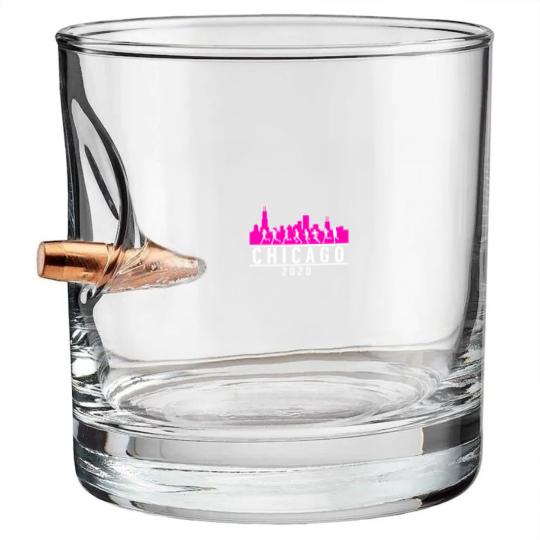 Discover Chicago Skyline Runners Bullet Whiskey Glasses