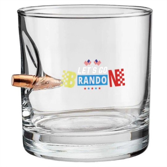 Discover Let's Go Brandon Bullet Whiskey Glasses