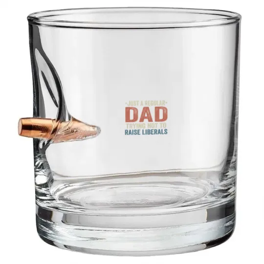 Discover Republican Just A Regular Dad Trying Not To Raise Liberals Bullet Whiskey Glasses