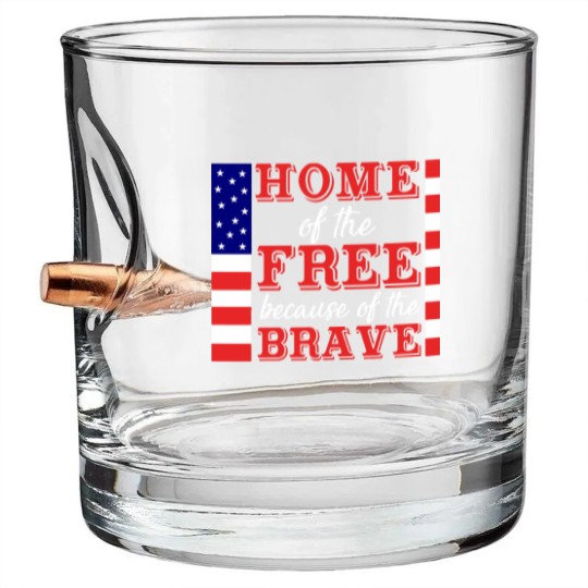 Discover Liberal Bullet Whiskey Glasses, Home Of The Free Because Of The Brave Bullet Whiskey Glasses, Patriotic Bullet Whiskey Glasses, 4th Of July Bullet Whiskey Glasses, Military Wife, Independence Day Bullet Whiskey Glasses