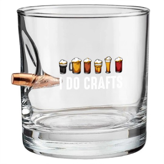 Discover I Do Crafts Home Brewing Craft Beer Drinker Homebrewing Bullet Whiskey Glasses
