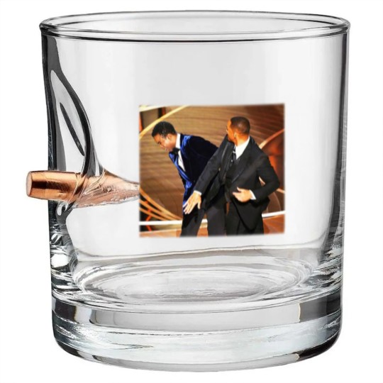 Discover Will Smith Slap Chris Rocks At Oscar Essential Bullet Whiskey Glasses