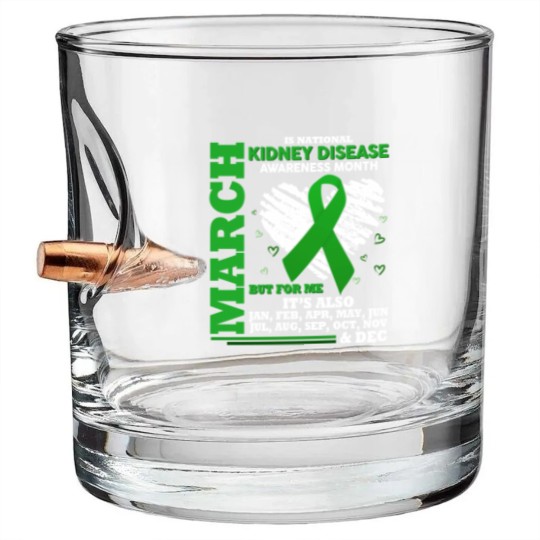 Discover March Is National Kidney Disease Awareness Month Bullet Whiskey Glasses
