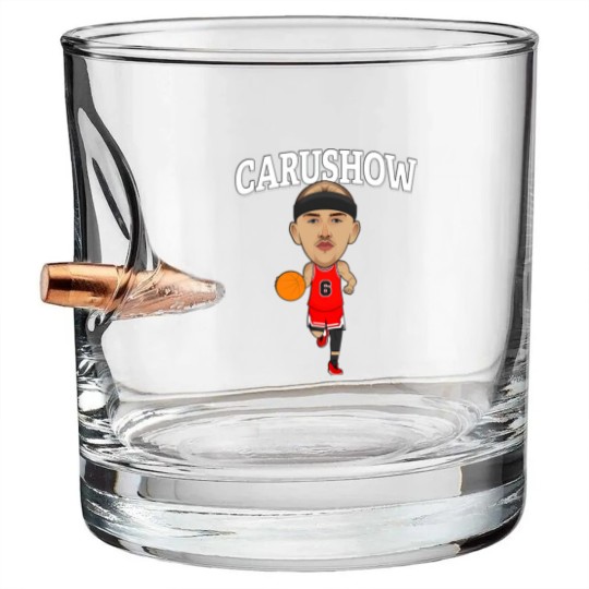 Discover Carushow! - Alex Caruso - Bullet Whiskey Glasses