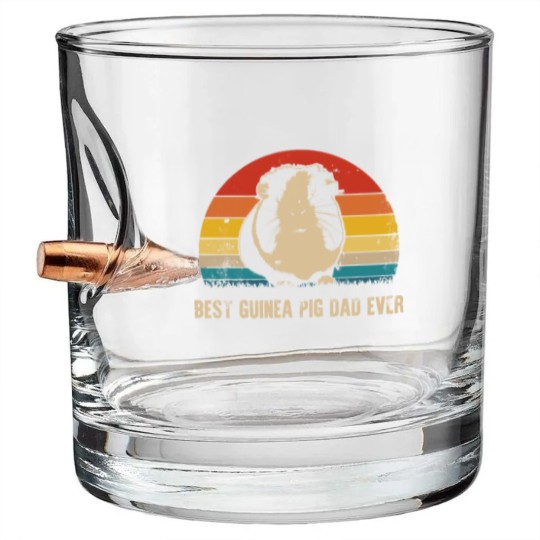 Discover Best Guinea Pig Dad Ever Bullet Whiskey Glasses Pig Daddy Bullet Whiskey Glasses