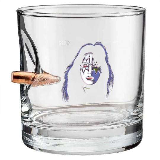 Discover Kiss 1978 Ace Frehley Bullet Whiskey Glasses