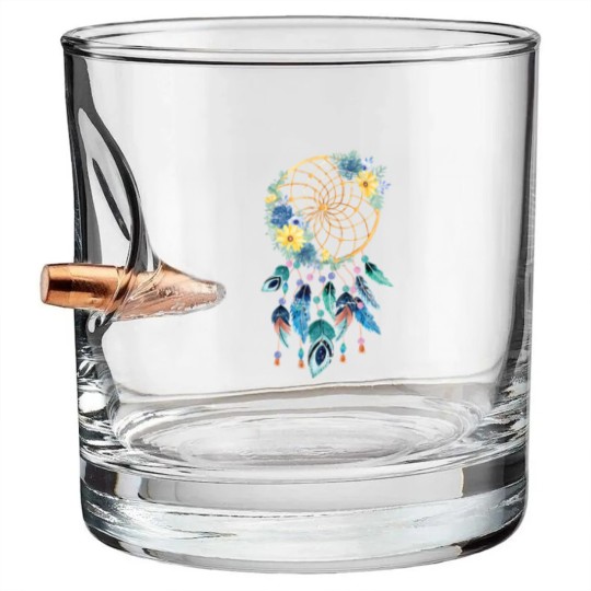 Discover Hippie Dream Catcher Boho Dreamcatche Bullet Whiskey Glasses