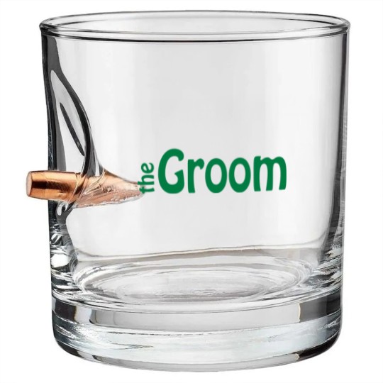 Discover The Groom Bullet Whiskey Glasses
