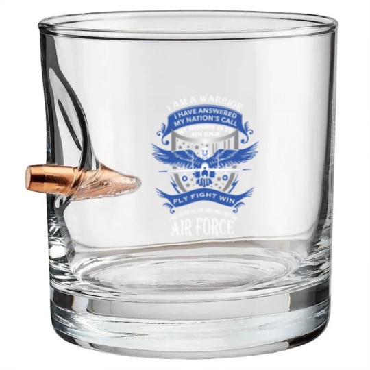Discover Air Force Bullet Whiskey Glasses