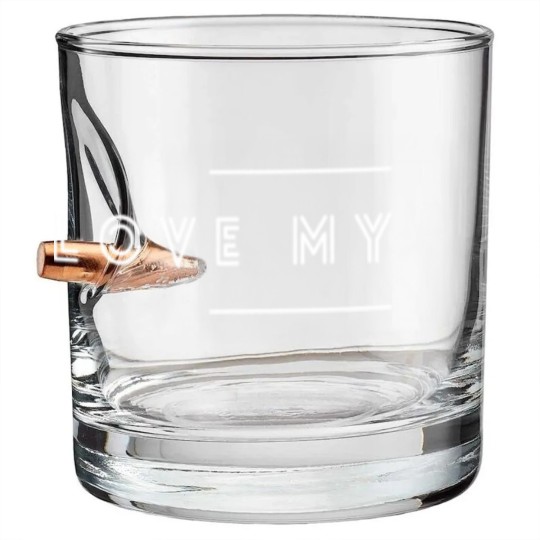 Discover I Love My Wife Bullet Whiskey Glasses I Love my Wife