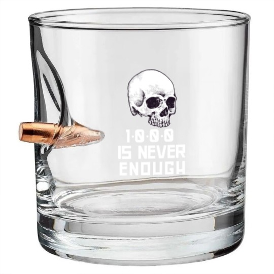 Discover 1000 Is Never Enough Recovery Alcoholic - Alcoholics Anonymous - Bullet Whiskey Glasses