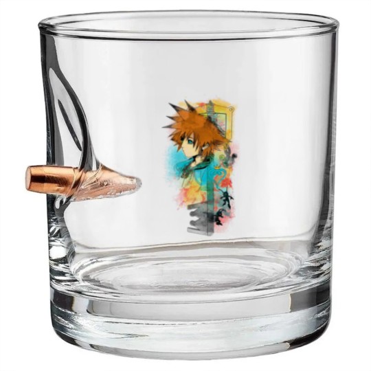 Discover Kingdom of Watercolors - Kingdom Hearts - Bullet Whiskey Glasses